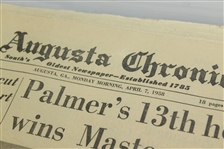 1958 The Augusta Chronicle Newspaper - Monday April 7, 1958