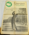 1961 The Augusta Chronicle Newspaper - Masters Edition