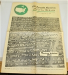 1961 The Augusta Chronicle Newspaper - Masters Edition