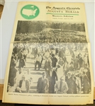 1961 The Augusta Chronicle Newspaper - Masters Edition