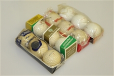 Cary Middlecoff Wilson Autograph Golf Ball Box with Player, Middlecoff, Demaret, & Ford Sleeves