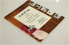 Multi Signed 1958 USGA Women's Open Championship Program Incl Champ Mickey Wright with Start Times and Tickets JSA ALOA