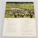 Multi Signed 1958 USGA Women's Open Championship Program Incl Champ Mickey Wright with Start Times and Tickets JSA ALOA