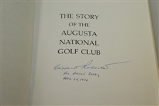Clifford Roberts Signed 'The Story of the Augusta National Golf Club' JSA ALOA