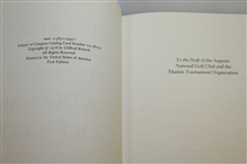 Clifford Roberts Signed 'The Story of the Augusta National Golf Club' JSA ALOA