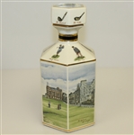 Pointers of London and Edinburgh St. Andrews Handcrafted Whisky Decanter with Bill Waugh Artwork
