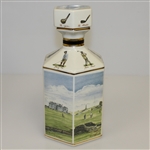 Pointers of London and Edinburgh St. Andrews Handcrafted Whisky Decanter with Bill Waugh Artwork