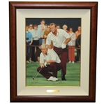 Palmer & Nicklaus Signed The King & The Golden Bear II Ltd Ed Rundell Deluxe Serigraph