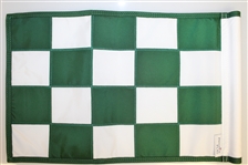 Cypress Point Embroidered Green & White Checkered Course Pin Flag