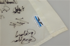 Arnold Palmer Signed 1997 Palmer Cup Flag with Competitors Signatures JSA ALOA