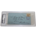 Gene Sarazen Signed Envelope - Sigurd Berg Collection - PSA Slabbed #83976597