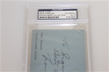 Gene Sarazen Signed Envelope - Sigurd Berg Collection - PSA Slabbed #83976597