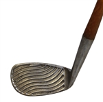 Spalding Kro-Flite Double Water Fall F-6 Mashie Niblick - WGW Initials with George B. Clark Pro-Stamp - Roth Collection