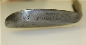 Spalding Kro-Flite Double Water Fall F-6 Mashie Niblick - WGW Initials with George B. Clark Pro-Stamp - Roth Collection