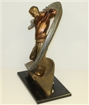 Post Swing Austin Golf Sculpture - Action Shot - Roth Collection
