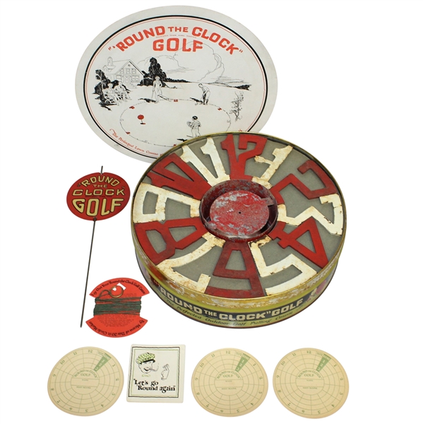 1927 Round the Clock Golf Game with All Components - Good Condition - Roth Collection