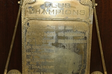1921-1933 Club Champions Award Plaque - Roth Collection