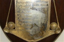 1921-1933 Club Champions Award Plaque - Roth Collection