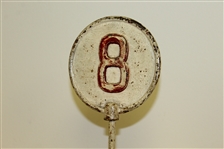 Early 1900 Putting Green Hole Marker - #8 - Roth Collection