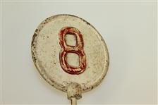 Early 1900 Putting Green Hole Marker - #8 - Roth Collection