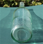 Vintage Old Country Club Methuen Mass. Golfer with Green Glass Bottle - Roth Collection