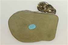 Vintage Golfer Man Art Deco Ashtray - Scratching Chin - Ball in Footprint - Roth Collection