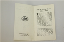 1926 New York Sun 'Bob Davis Recalls: The Way of a Caddie with a Man' Booklet - Roth Collection