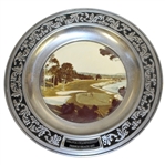 59th PGA Championship at Pebble Beach Commemorative Pewter Plate with Center Photo - 1977
