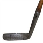 Tom Auchterlonie St. Andrews (Patent) Hickory Putter with Shaft Stamp - Roth Collection