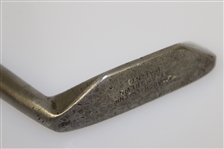 Tom Auchterlonie St. Andrews (Patent) Hickory Putter with Shaft Stamp - Roth Collection