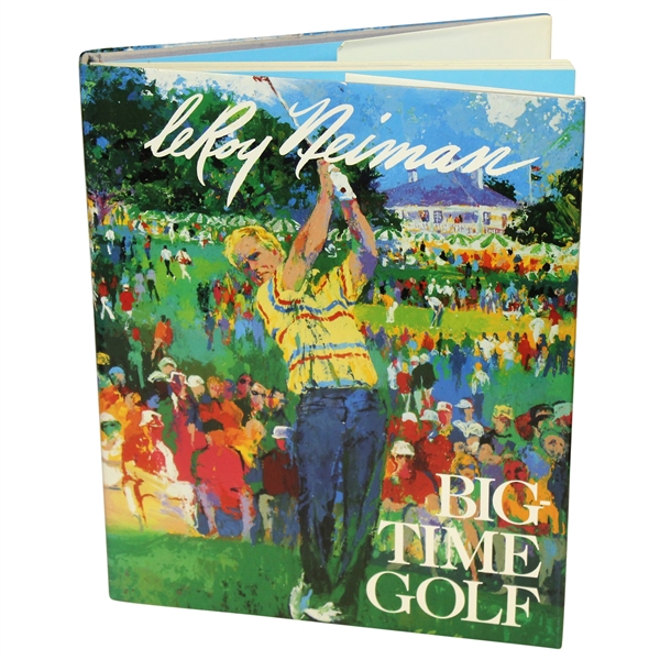 Leroy Neiman Signed Big Time Golf Book JSA ALOA