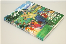 Leroy Neiman Signed 'Big Time Golf' Book JSA ALOA