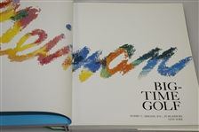 Leroy Neiman Signed 'Big Time Golf' Book JSA ALOA