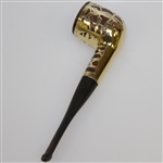 Vintage Golf Themed Sterling Silver Overlay Smoking Pipe