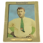 Robert T. Jones Sporting Life Cabinet Series Card - Distressed Art Piece