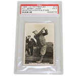 1935 R.T. (Bobby) Jones Sporting Events & Stars Cigarette Card #19 - J.A. Pattreuiouex PSA #90006779