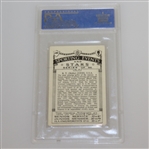 1935 R.T. (Bobby) Jones Sporting Events & Stars Cigarette Card #19 - J.A. Pattreuiouex PSA #90006779