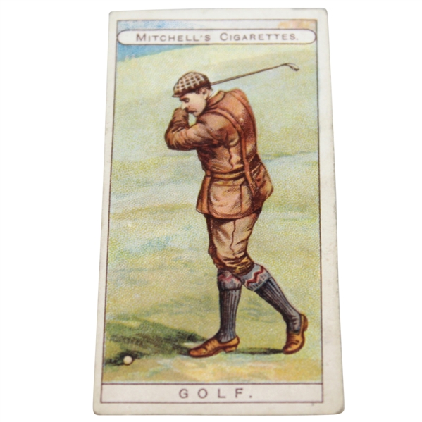 Vintage Mitchells Cigarettes Golf Card - Smoke Prize Crop Cigarettes