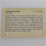 Arnold Palmer Reprint 1965 Bancroft Tiddlers Rookie Card #24
