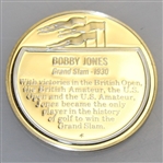 Bobby Jones Sterling Silver Grand Slam - 1930 Golf Legends Coin