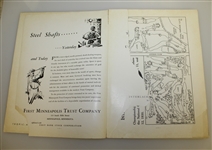 1930 US Open at Interlachen Program - Bobby Jones Grand Slam!