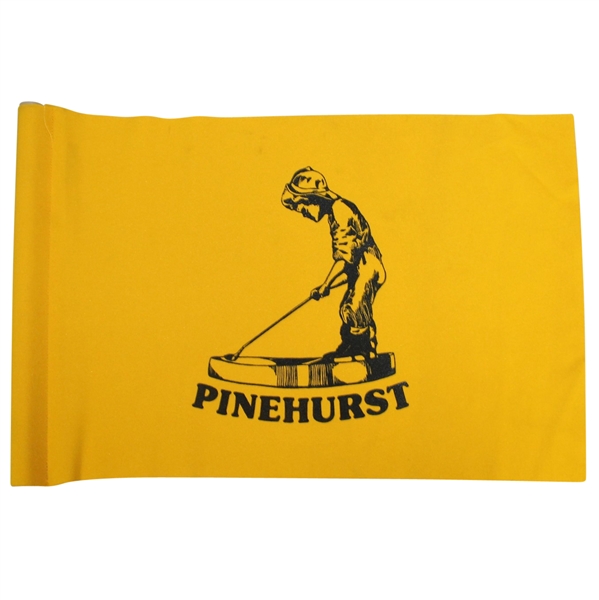 Pinehurst Yellow Course Flown Flag