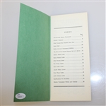 Jack Nicklaus Signed 1934-1966 Records of the Masters Book JSA #Q86879