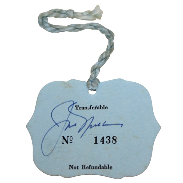 Jack Nicklaus Signed 1978 Open Championship at St. Andrews Ticket #1438 JSA #R07589