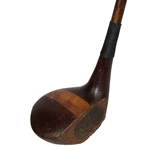 Vintage Hickory Driver - D - Unique Face Inserts and Sole Plate - Roth Collection