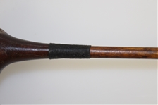 Vintage Hickory Driver - 'D' - Unique Face Inserts and Sole Plate - Roth Collection