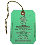 1960 Masters Tournament SERIES Badge #7751 - Arnold Palmer Winner