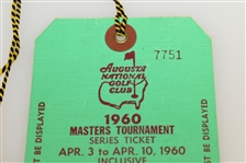 1960 Masters Tournament SERIES Badge #7751 - Arnold Palmer Winner