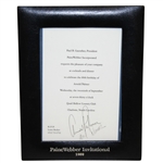 Arnold Palmer & Winnie Palmer Signed "Kings" 60th Birthday Invitation (1989) JSA ALOA