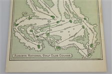 1941 Masters Saturday Pairing Sheet - April 5th - Craig Wood Winner